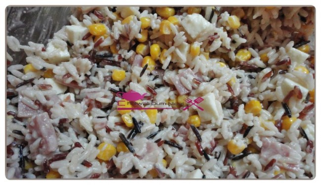 salade riz basmati et viande fumee (2)